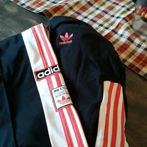 Adidas pants and zipper hoodie